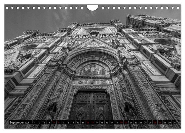Produktbild: Toscana - monocromatico (Wandkalender 2026 DIN A4 quer), CALVENDO Monatskalender