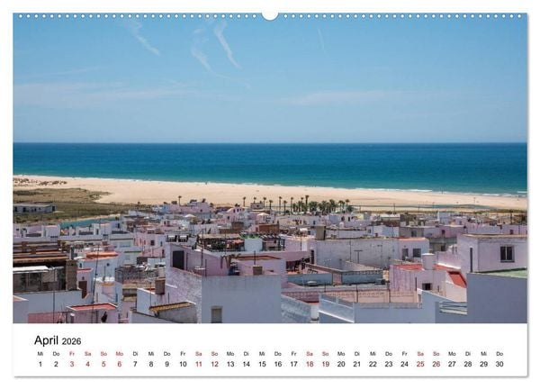 Produktbild: Conil de la Frontera - Ein traumhaftes andalusisches Dorf am Atlantik (Wandkalender 2026 DIN A2 quer), CALVENDO Monatskalender