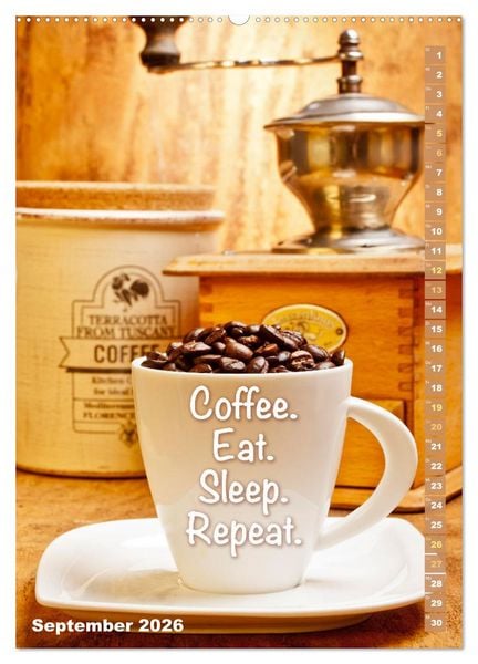 Produktbild: Kaffeestunde: Die Welt der Baristas (hochwertiger Premium Wandkalender 2026 DIN A2 hoch), Kunstdruck in Hochglanz