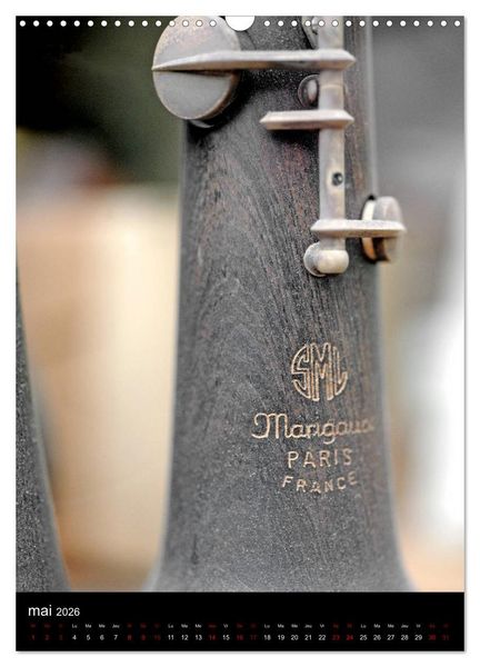 Produktbild: L'art du hautbois (Calendrier mural 2026 DIN A3 horizontal), CALVENDO calendrier mensuel