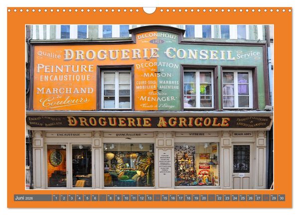 Produktbild: Hereinspaziert &ndash; Ladenfronten in Frankreich (Wandkalender 2026 DIN A3 quer), CALVENDO Monatskalender