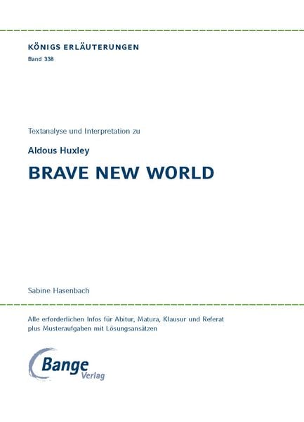Produktbild: Brave New World - Sch&ouml;ne neue Welt von Aldous Huxley