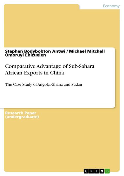 Produktbild: Comparative Advantage of Sub-Sahara African Exports in China