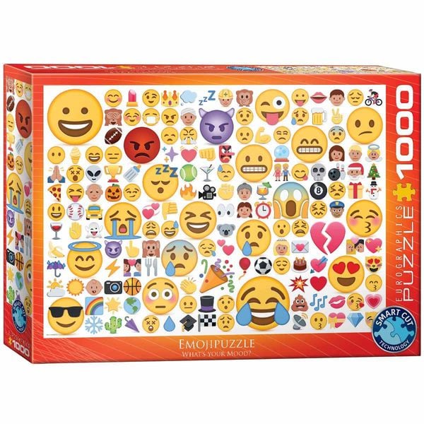 Eurographics 6000-0816 - Emojipuzzle - Wie bist Du drauf? , Puzzle, 1.000 Teile