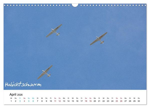 Produktbild: Flugzeuge auf der Wasserkuppe 2026 (Wandkalender 2026 DIN A3 quer), CALVENDO Monatskalender