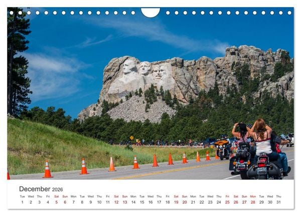 Produktbild: Sturgis - The most famous motorcycle rally in the world (Wall Calendar 2026 DIN A4 landscape), CALVENDO 12 Month Wall Calendar