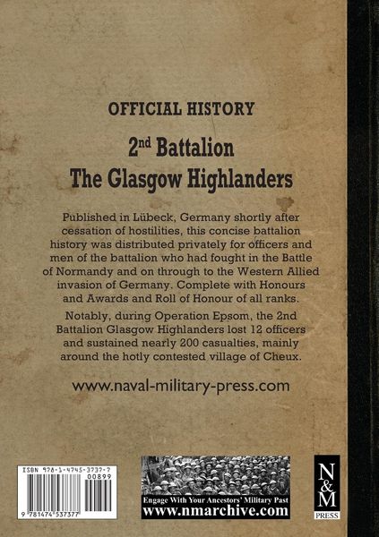 Produktbild: 2nd Battalion Glasgow Highlanders