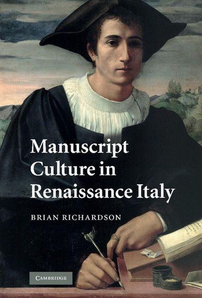 Produktbild: Manuscript Culture in Renaissance Italy