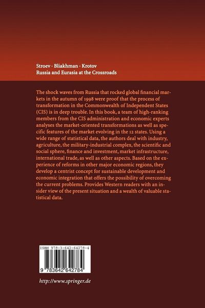 Produktbild: Russia and Eurasia at the Crossroads