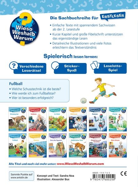 Produktbild: Wieso? Weshalb? Warum? Erstleser, Band 7 - Fu&szlig;ball