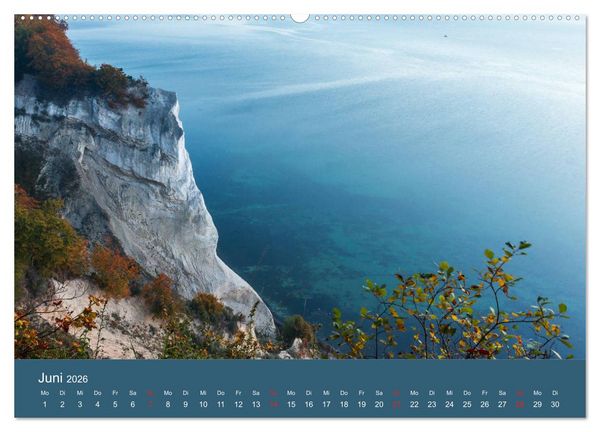 Produktbild: M&ouml;n, Impressionen einer d&auml;nischen Insel (hochwertiger Premium Wandkalender 2026 DIN A2 quer), Kunstdruck in Hochglanz