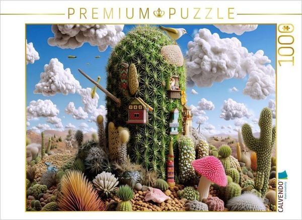 Produktbild: CALVENDO Puzzle Hoch hinaus im Kaktusturm | 1000 Teile Lege-Gr&ouml;&szlig;e 64x48cm Foto-Puzzle f&uuml;r gl&uuml;ckliche Stunden