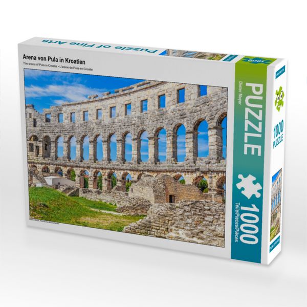 Produktbild: CALVENDO Puzzle Arena von Pula in Kroatien 1000 Teile Lege-Gr&ouml;&szlig;e 640 x 480 cm Foto-Puzzle Bild von Dieter Meyer