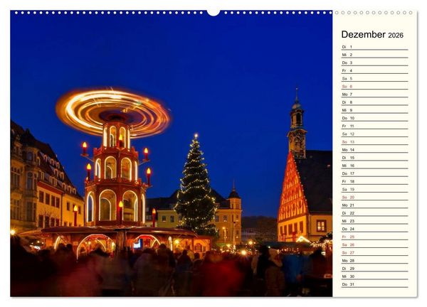 Produktbild: Unterwegs im sch&ouml;nen Sachsen (Wandkalender 2026 DIN A2 quer), CALVENDO Monatskalender