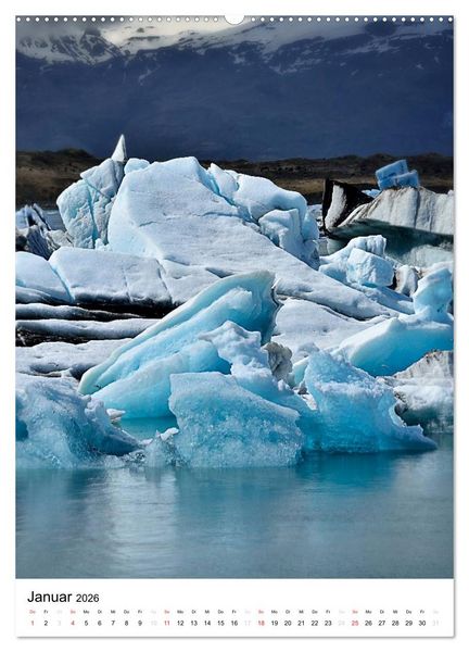 Produktbild: Island 2026 - Einzigartige Natur hautnah erleben (Wandkalender 2026 DIN A2 hoch), CALVENDO Monatskalender