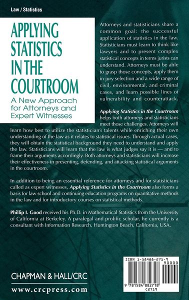 Produktbild: Applying Statistics in the Courtroom