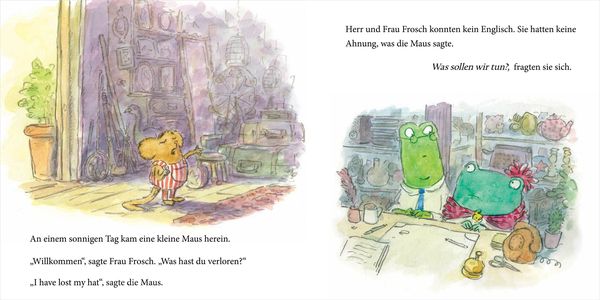 Produktbild: Das fabelhafte Fundb&uuml;ro und die kleine englische Maus - ein zweisprachiges Bilderbuch (Deutsch/Englisch). Ab 3