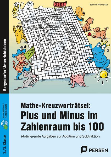 Produktbild: Mathe-Kreuzwortr&auml;tsel: Plus und Minus ZR bis 100