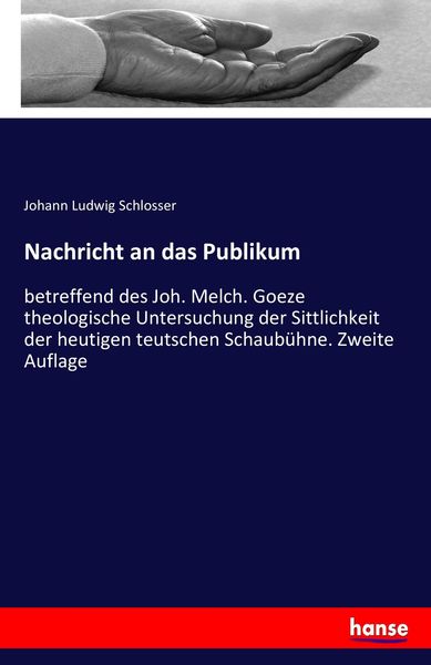 Produktbild: Nachricht an das Publikum