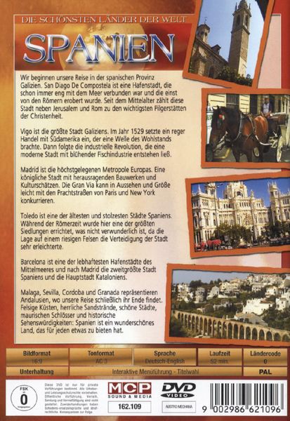 Produktbild: Spanien - Die sch&ouml;nsten L&auml;nder der Welt