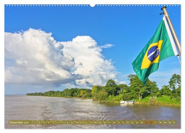 Produktbild: Der Amazonas: von den Anden zum Atlantik (Wandkalender 2026 DIN A2 quer), CALVENDO Monatskalender