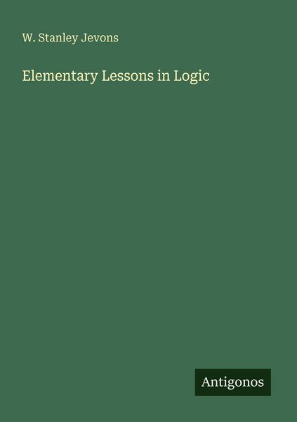 Produktbild: Elementary Lessons in Logic