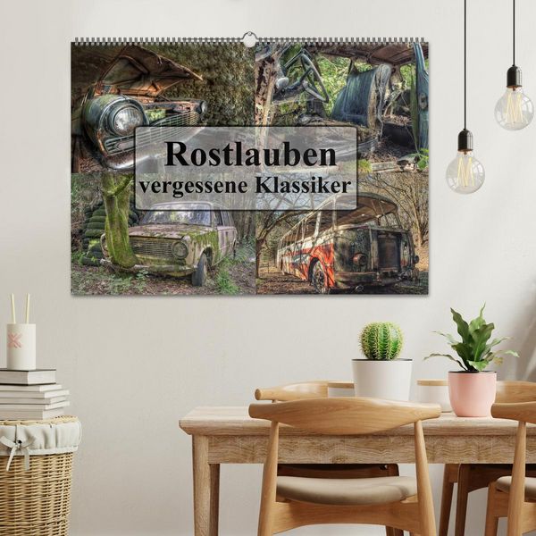 Produktbild: Rostlauben - vergessene Klassiker (Wandkalender 2026 DIN A2 quer), CALVENDO Monatskalender