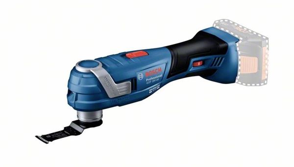 Produktbild: Bosch Professional GOP 18V-34 06018G2000 Akku-Multifunktionswerkzeug ohne Akku, ohne Ladeger&auml;t, inkl. Koffer 18 V