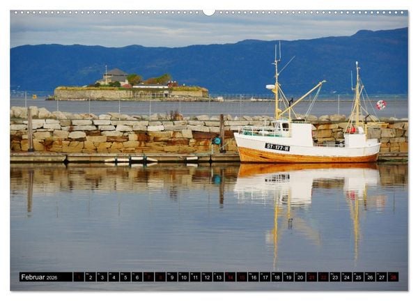 Produktbild: Bergen - Kirkenes - Bergen mit dem Postschiff (hochwertiger Premium Wandkalender 2026 DIN A2 quer), Kunstdruck in Hochglanz