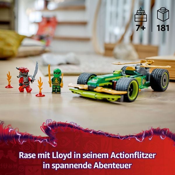 Produktbild: LEGO NINJAGO Lloyds Actionflitzer - Auto Spielzeug mit Minifiguren 71828
