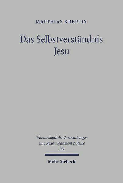 Produktbild: Das Selbstverständnis Jesu