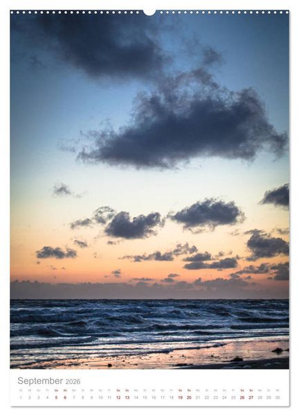 Produktbild: Amrum - Das Gesicht der Nordsee (hochwertiger Premium Wandkalender 2026 DIN A2 hoch), Kunstdruck in Hochglanz