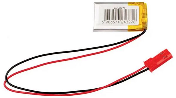 Produktbild: Akyga LP301525 Akkupack x Spezial-Akku LiPo 3.7V 85 mAh