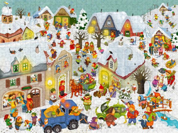 Produktbild: CALVENDO Puzzle Winterferien | 2000 Teile Lege-Gr&ouml;&szlig;e 90x67cm Foto-Puzzle f&uuml;r gl&uuml;ckliche Stunden