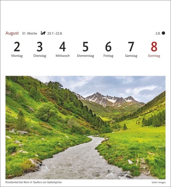 Produktbild: S&uuml;dtirol Sehnsuchtskalender 2027 - Wochenkalender mit 53 Postkarten