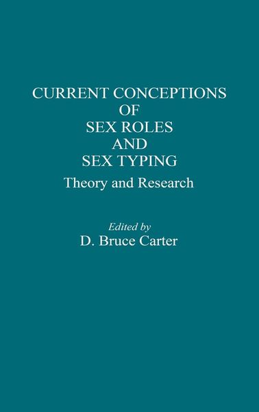 Produktbild: Current Conceptions of Sex Roles and Sex Typing