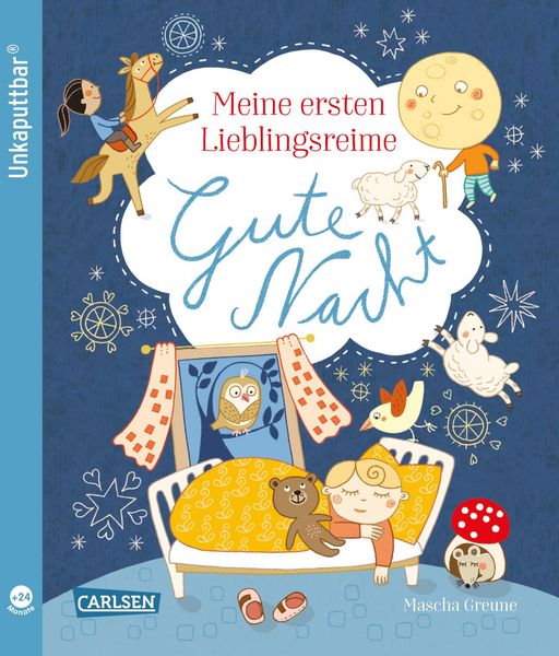 Unkaputtbar: Meine ersten Lieblingsreime: Gute Nacht, Taschenbuch von , Carlsen, 978-3-551-06337-3