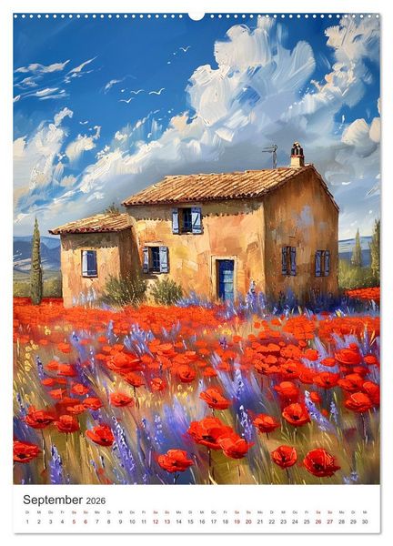 Produktbild: Poesie des Lichts - impressionistisches S&uuml;dfrankreich (hochwertiger Premium Wandkalender 2026 DIN A2 hoch), Kunstdruck in Hochglanz