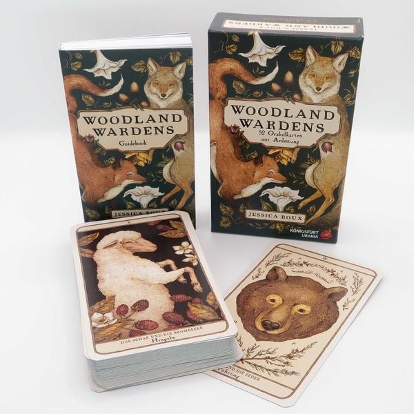 Produktbild: Woodland Wardens: 52 Orakelkarten mit Booklet