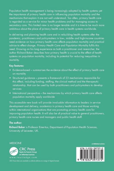 Produktbild: Primary Health Care and Population Mortality