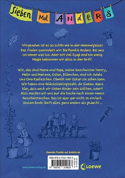 Produktbild: Sieben Mal Anders (Band 1) - Adele m&ouml;chte die Welt umarmen