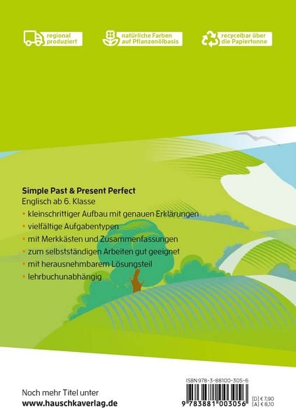 Produktbild: Simple Past & Present Perfect. Englisch ab 6. Klasse und f&uuml;r Erwachsene, A5-Heft