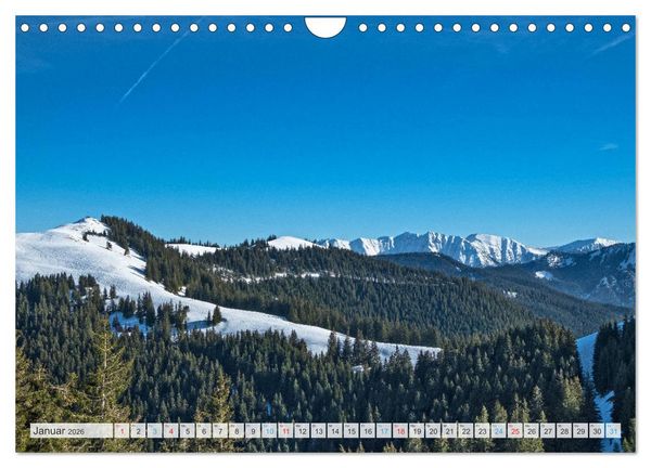 Produktbild: Sehnsuchtsziel Berge - Unterwegs in den Bergwelt rund um M&uuml;nchen (Wandkalender 2026 DIN A4 quer), CALVENDO Monatskalender