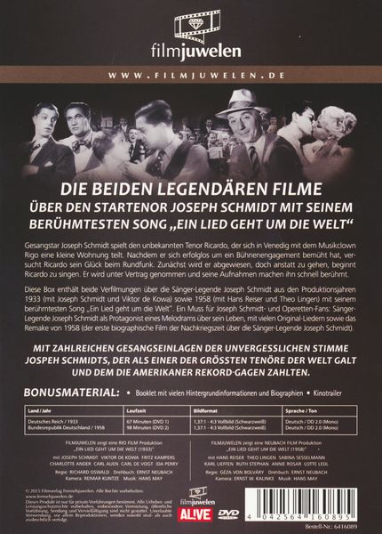 Produktbild: Ein Lied geht um die Welt [2 DVDs]