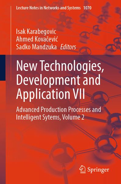 Produktbild: New Technologies, Development and Application VII
