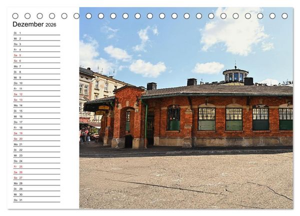 Produktbild: Besucht doch mal Krakau (Tischkalender 2026 DIN A5 quer), CALVENDO Monatskalender