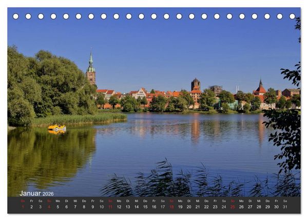 Produktbild: Stralsund. Das Tor zur Insel R&uuml;gen (Tischkalender 2026 DIN A5 quer), CALVENDO Monatskalender