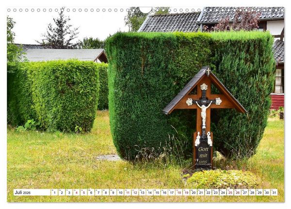 Produktbild: Kreuze und Kruzifixe rund um Simmerath in der Eifel (Wandkalender 2026 DIN A3 quer), CALVENDO Monatskalender