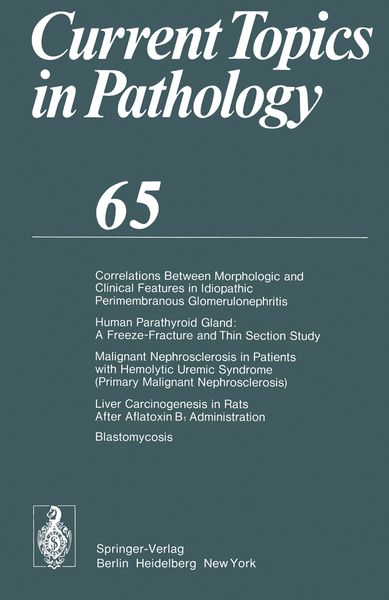 Produktbild: Current Topics in Pathology