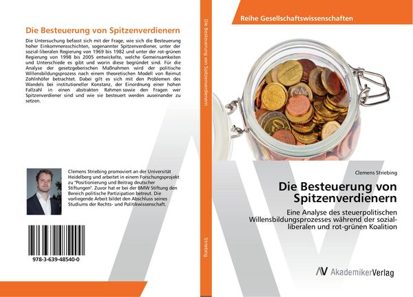 Die Besteuerung von Spitzenverdienern, Taschenbuch von Clemens Striebing, AV Akademikerverlag, 9783639485400